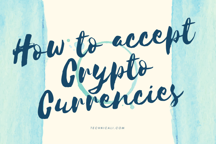 Image written how to accept crypto under water