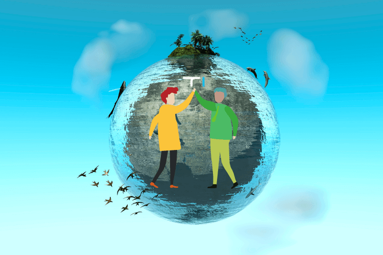 Partnership Ecosystem Illustration