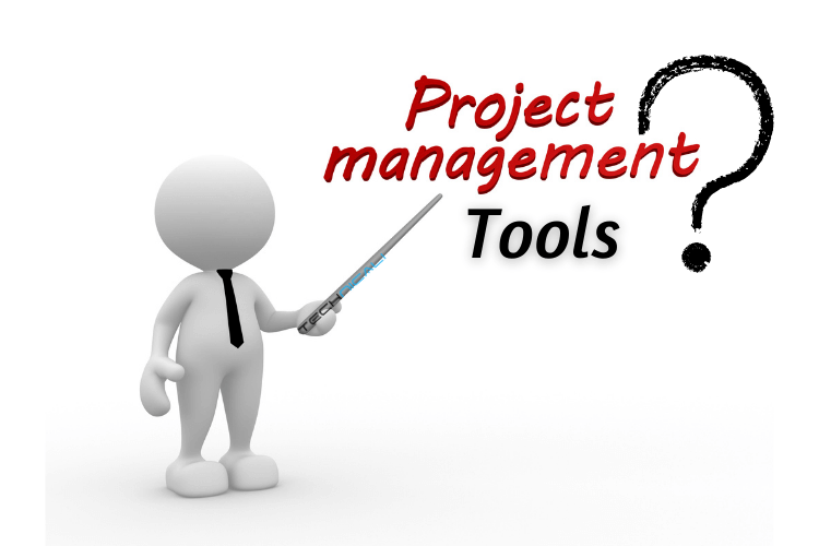 human figure with project management tools ?