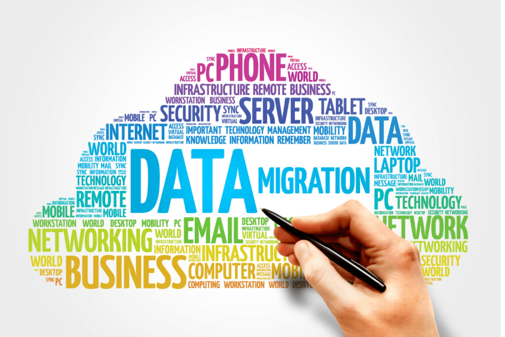 Data Migration written in cloud format