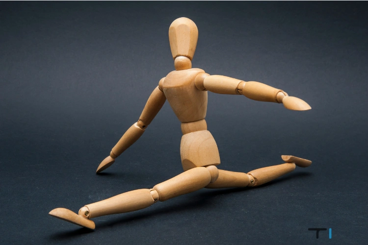 split position representing flexibility