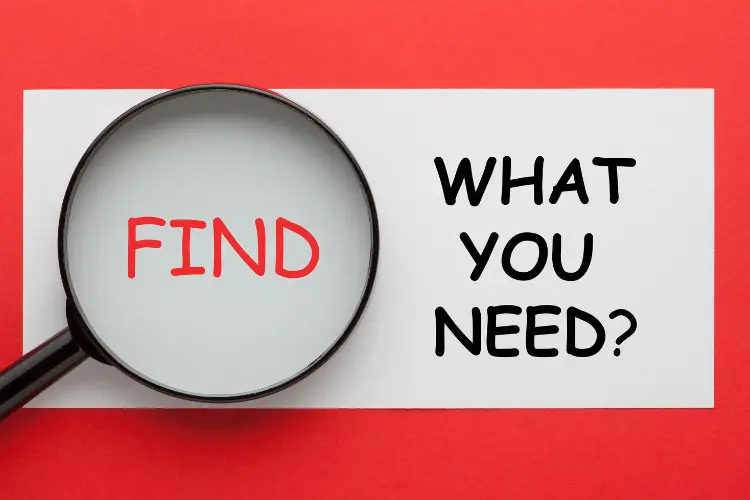Find what you need?