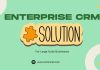 Best 7 Enterprise CRM Solutions for Large-Scale Businesses in 2025 Green background with bold text "Enterprise CRM solution"
