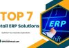 Top 7 Retail ERP Solutions to Optimise Your Business Operations Top 7 retail ERP solutions graphic by Technicali highlighting tools to optimize business operations